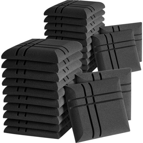 Acoustic Panels Line Design Sound Proof Padding Decorative Wall Tiles for Acoustic Treatment Studio Foams Promotion