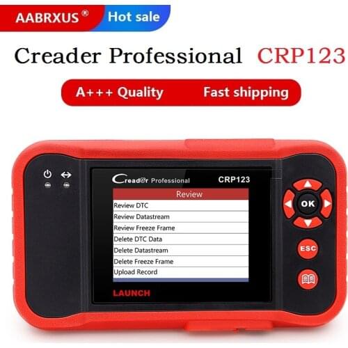 2021 L.AUNCH CRP123 Auto Detector Original Authentic Car Diagnostics Tool Multi-language Update Online X431 CreaderVII+ OBD2