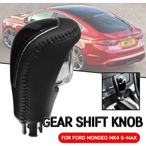 Car 6 Speed Gear Shift Knob Auto Gear Lever Shifter Gaitor For Ford/Mondeo Mk4/S-MAX/Kuga/Galaxy 2006-2015