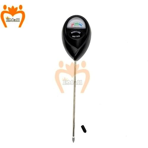 Soil Moisture Sensor Monitor Indicator Soil Hygrometer Plants Flowers Moist Humidity Testing Instrument Tool Black