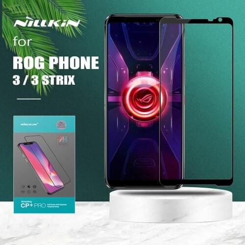 For Asus ROG Phone 3 Glass Nillkin CP+ Pro Full Cover Tempered Glass Screen Protector for Asus ROG Phone 3 Strix HD Glass Film