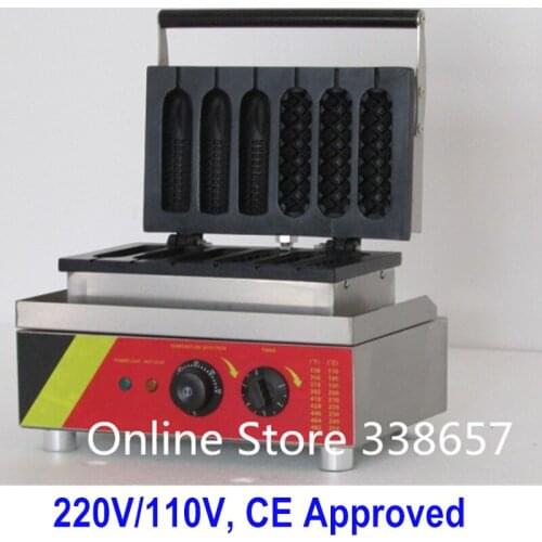 French Muffin hot dog & corn machine lolly stick waffle maker 220v/110v