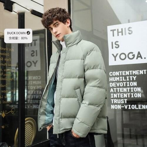 New Fashion Casual Ultralight Mens Duck Down Stand-up collar Jackets Autumn&Winter Coat Men Lightweight Duck Down Jacket