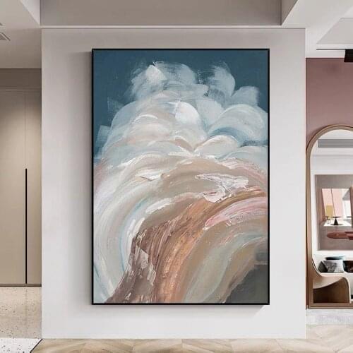 Wall Art Canvas Handmade Painting Modern Abstract Artwork Art Handmade Wall Pictures for Living Room Bedroom Home Decor