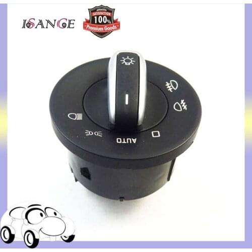 ISANCE Headlight Fog Light Switch Control For Volkswagen VW Eos Golf GTI Rabbit 2.0L 2.5L OEM# 1Z0941431K & 1Z0 941 431K