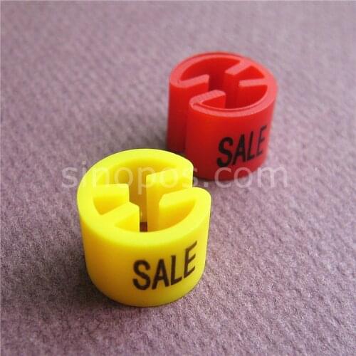 Plastic Sale Size Marker For Hangers, size cube clips SALE printed, clothes hanger sizer label sign tag information size markers