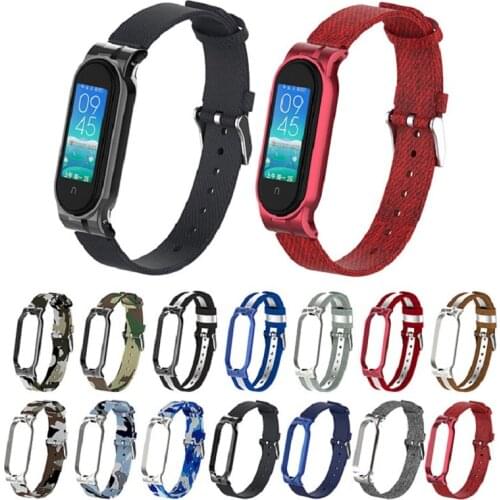 Band For Xiaomi Mi Band 3 4 5 Bracelet Nylon Belt Miband 3 4 5 Sports Smart Watchband Strap Replacement Accessories