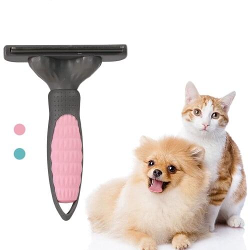 Pet Self Cleaning Brush Cat Hair Remover Shedding Brush for Dog Professional Grooming Tool Kit for Long Short Hair Kitten Puppy