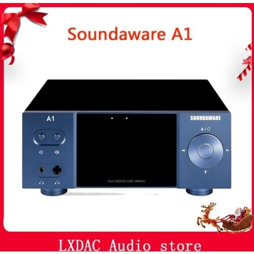 Soundaware A1 Streaming Desktop Network Player with Remote Control Digital Turntable Decoding Amplifier Roon Ready Supported