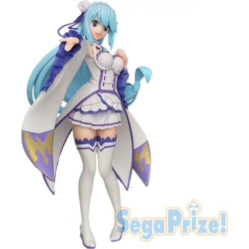 Tronzo Original Sega Anime KonoSuba Gods Blessing on This Wonderful World Konosuba Aqua Figure PVC Action Model Doll Toys Gifts