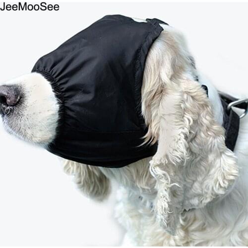 Dog Calming Cap Eye Mask Nylon Shading Pet Anxiety Mask Muzzle Dog Blindfold for Grooming Anti Car Sickness 23 JulyO2