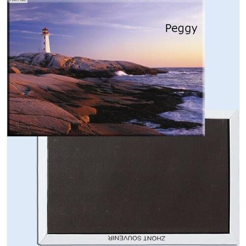 Memorabilia Magnets ,Canada Peggy Cove Metal Fridge Magnet 5585 Travel Souvenirs