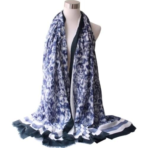 100%cashmere women abstract painting print thin scarf shawl pashmina plus size 100x200cm wholesale retail