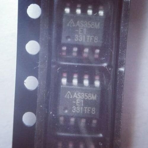 100pcs Op Amp Dual Low Power Amplifier 18V/36V 8-Pin SOIC T/R RoHS AS358MTR-E1 AS358M-E1
