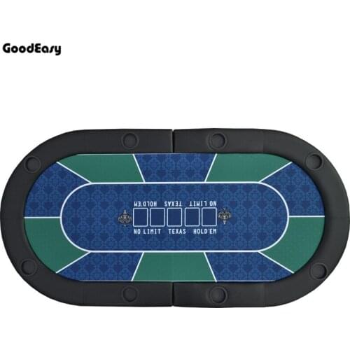 181x92x4cm Texas Hold'em Poker Tabletop Foldable Casino tabletop, Two fold