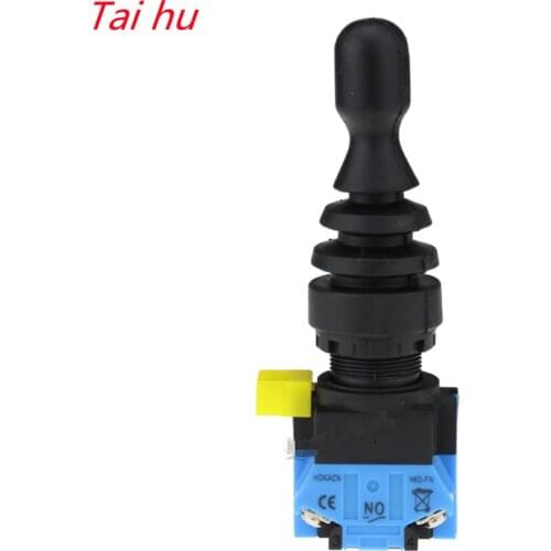 22mm joystick switch Momentary 2 position 2NO Latching reset wobble stick Monolever Cross Button Switch HKL-FW22 HKL-FW12