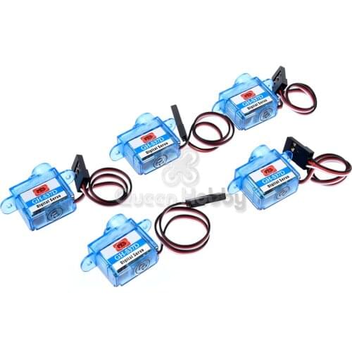 5pcs PES GH-S37D 3.7g Servo Mini Micro Servo 4.8-6.0V with 150mm length Connector lead for RC plane Helicopter Boat Car