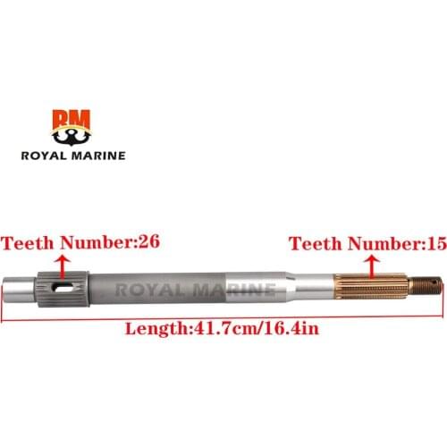 6J9-45611 Propeller Shaft for yamaha outboard motor 2 stroke 115-225HP or 4 stroke F150-F200 6J9-45611-01 6J9-45611-00