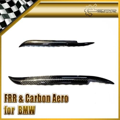 Car Styling For BMW E39 Real Carbon Fiber Headlight Eyebrow Eyelid
