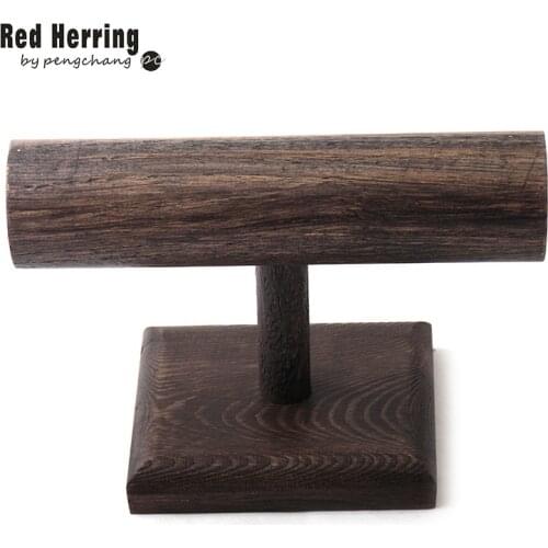Free Shipping DIY Wood Display T-BAR Watch/Bracelet Jewelry Display Stand Holder