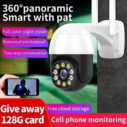 Wireless Speed Dome CCTV Security Cameras 10 LED Full-color Night 1080P 2MP WiFi IP Camera Outdoor Waterproof Wall Mount Camera