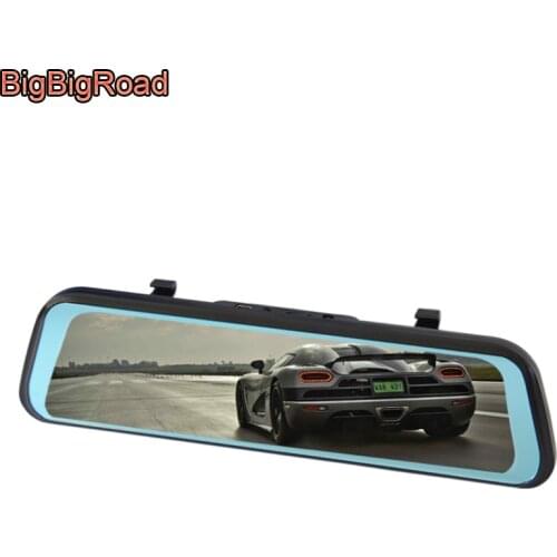BigBigRoad Car DVR Dash Camera Stream RearView Mirror Video Recorder For Ford Ranger Escort Flex Escape PUMA C-MAX C MAX E350