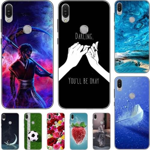 For Asus Zenfone Max Pro M2 ZB630KL ZB631KL X01BDA 6.3" Case Cartoon Pattern Soft TPU Cover Coque Animal Flower Shell
