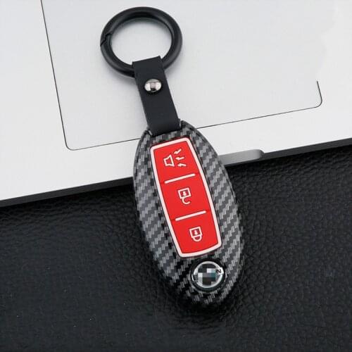 ABS plastic+silicone Car Key Case Cover For Nissan Tidda Livida X-Trail T31 T32 Qashqai J10 J11 Juke Pathfinder Note Murano 2019