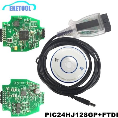 ELS27 FORScan V2.3.8 Green PCB PIC24HJ128GP+FTDI Chip For FORD/Lincoln/Mercury/Mazda Focom ELS27