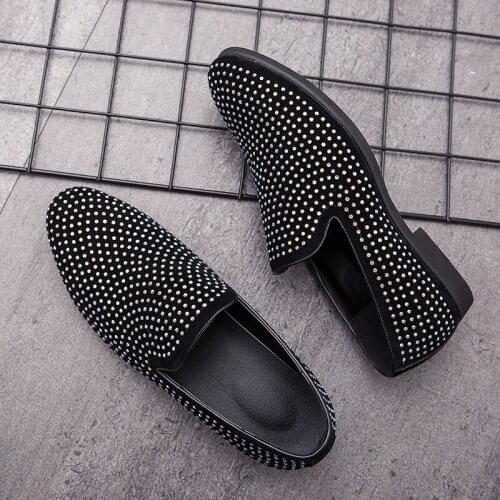 Man Breathable Stitching Style Casual Shoes Adults Fashion Lazy Loafers Men Driving Slip-On Doug Shoes Zapatillas Hombre Size 46