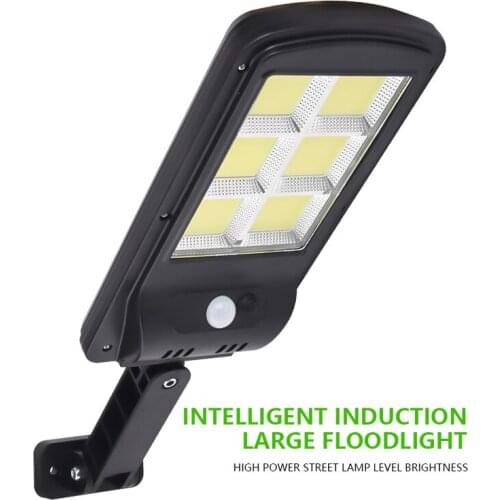 ABS Solar PIR Motion Sensor Wall Light Waterproof Outdoor Garden Garage Step Illumination Solar Garden Lights Three Gears