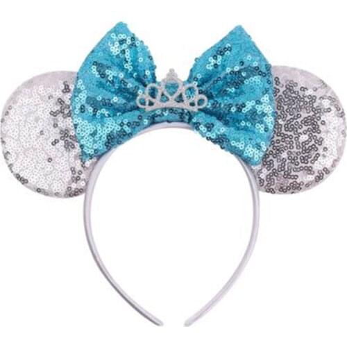 Disney 1pcs Christmas Mickey Hair Hoop Baby Party Hair Accessories Children Hair Accessories for girls women gift