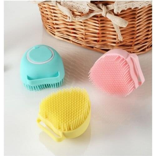 Silicone Bath Brush Body Brush Shower Sponge Dry Massage Brush For Bath And Sauna Rub Sponge For Body Bast Wisp Cellulite Comb