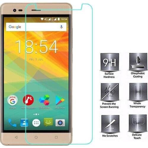 Tempered Glass for Prestigio Grace Z3 Z5 Muze A7 F3 D3 E3 MultiPhone 3501 DUO Screen Protector Film Protective Screen Cover