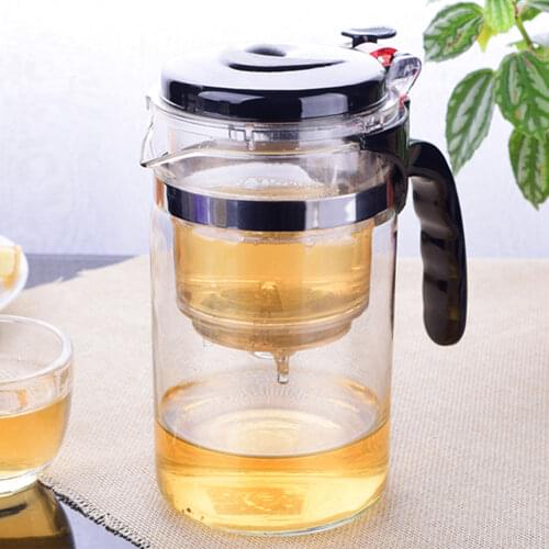 Teapot with Infuser Heat Resistant Glass Teapot with Strainer Coffee Pot Puer Kettle Pot Chinese Teapots for Tea Brew Tea Tool