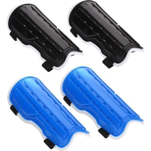 1 Pair Adjustable Band Leg Protection Shin Pads Football Protectors Kids And Adult Soccer Shin Guard Football Protective Pads