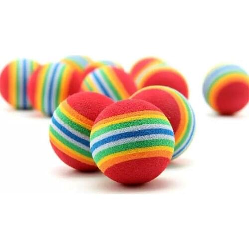 10PCS/Lot 3.5/4.2/6.8cm Mini Dog Ball Pets Chew Ball Puppy Dog Ball For Pet Toy Puppies Tennis Ball Cat Toy Ball Pet Products