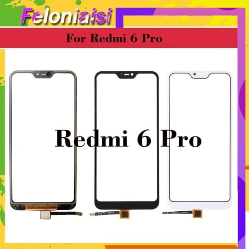 10Pcs/lot 5.84" For Xiaomi Redmi 6 Pro 6PRO Mi A2 Lite Touch Screen Digitizer Touch Panel Sensor Front Outer Glass Touchscreen