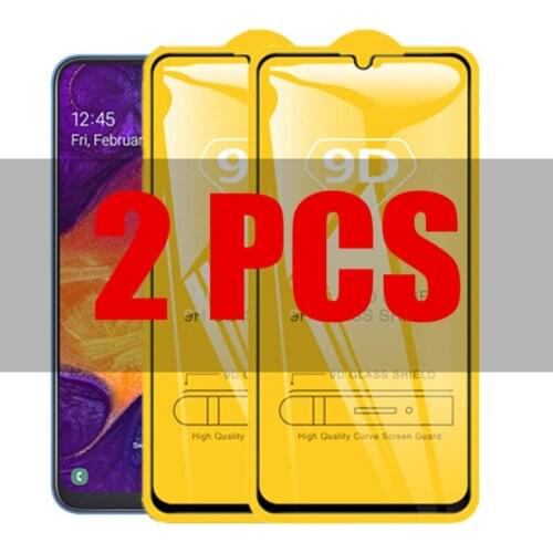 2Pcs 9D Glass For Samsung Galaxy A50 A30S A50S Protective Glass for Samsung A50 A 50 SM-A505FN/DS A 50 A30S Screen Protector