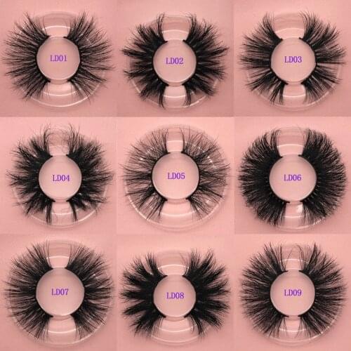 Makeup 25mm Mink Lashes False Eyelashes 5D Mink Lashes Dramatic Full Strip Lashes 3D Mink Eyelashes Extension Cruelty Free Mink