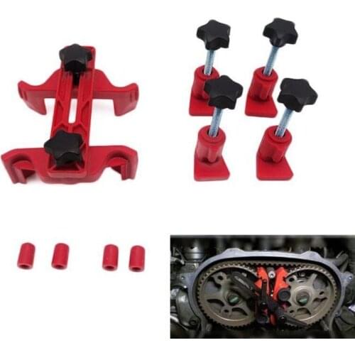 9 Piece Car Camshaft Sprocket Gear Cam Lock Automatic Double Cam Clamp Camshaft Engine Timing Sprocket Gear Locking Tool Kit