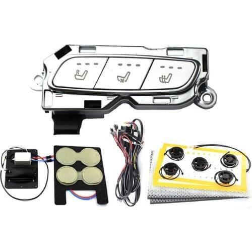 12 V car Luxurious seat interior accessories heated seat and cool ventilation air pneumatic four seansons massage system