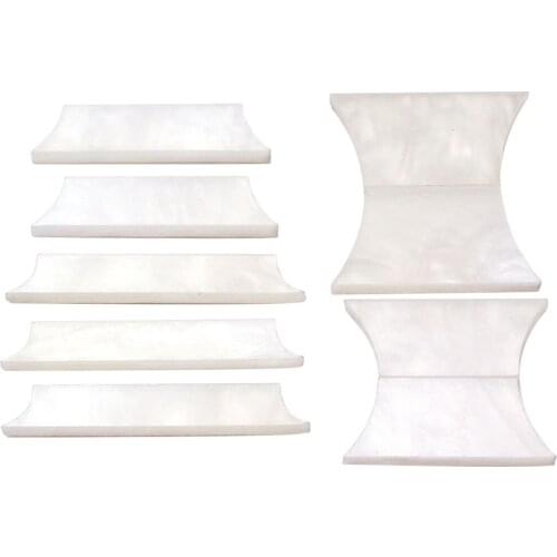 White Mother of Pearl Shell Guitar Block Fretboard Inlay Material Set Pearl shell for Guitar