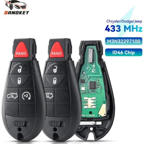 Dandkey 4/5 Buttons Keyless Remote Smart Key For Dodge Dart 2013 2014 2015 2016 Car Remote Key Fob 433MHZ M3N32297100
