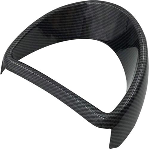 Car Carbon Fiber Instrument Decorative Dashboard Frame Cover Trim for Benz Smart 453 Fortwo Forfour 2015+ Accessories