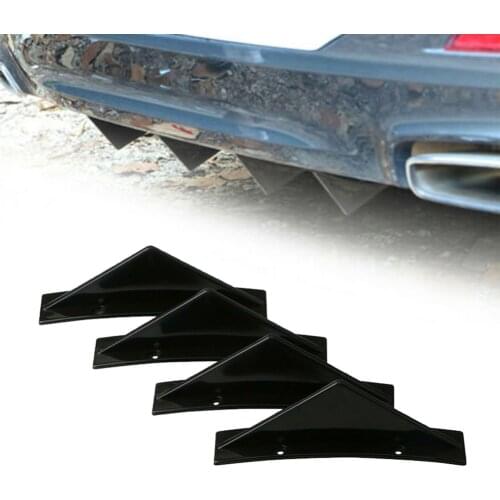 4PCS Car Rear Bumper Diffuser For Mazda 3 6 Spoilers CX-5 CX7 CX3 CX5 626 M3 M5 MX5 RX8 Atenza