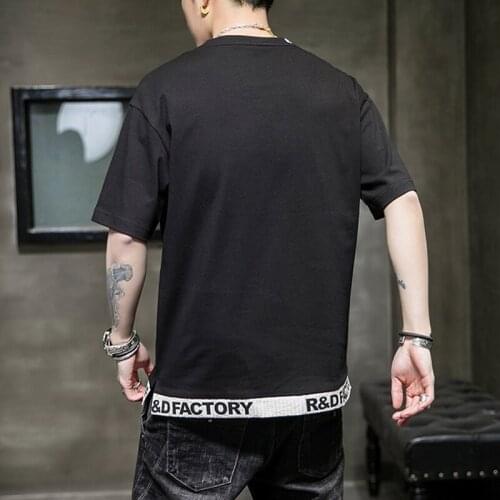 Fashion Brand Hip Hop Men T-Shirts Printing 2021 Summer Mens T Shirt Casual Street Clothing Men Tee Shirts Top