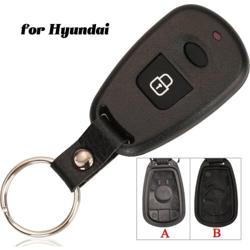 Jingyuqin New For Hyundai ELANTRA 2001 2003 Fob 2 Buttons Remote Car Key Shell Case Replacement
