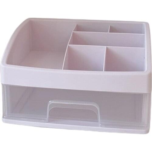 Multi-Function Desktop Sundry Makeup Storage Case Cosmetics Drawer Organizer U4LD