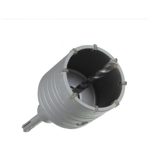 1Set SDS PLUS 50mm Wall Hole Saw Cement Bricks Connecting Rod Drill Bit 110mm Square handle kit